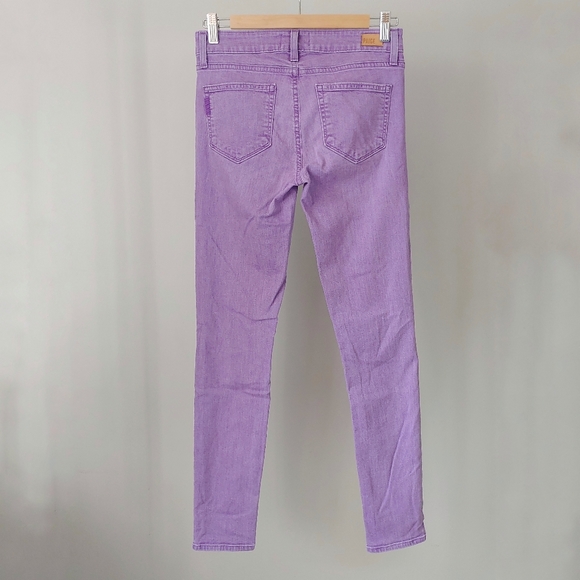 Paige Verdugo Ultra Skinny Jeans Size 27 Purple Berry - Picture 4 of 12